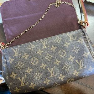 Louis Vuitton monogram crossbody.
